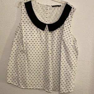 Black & White Fish Skeleton Blouse